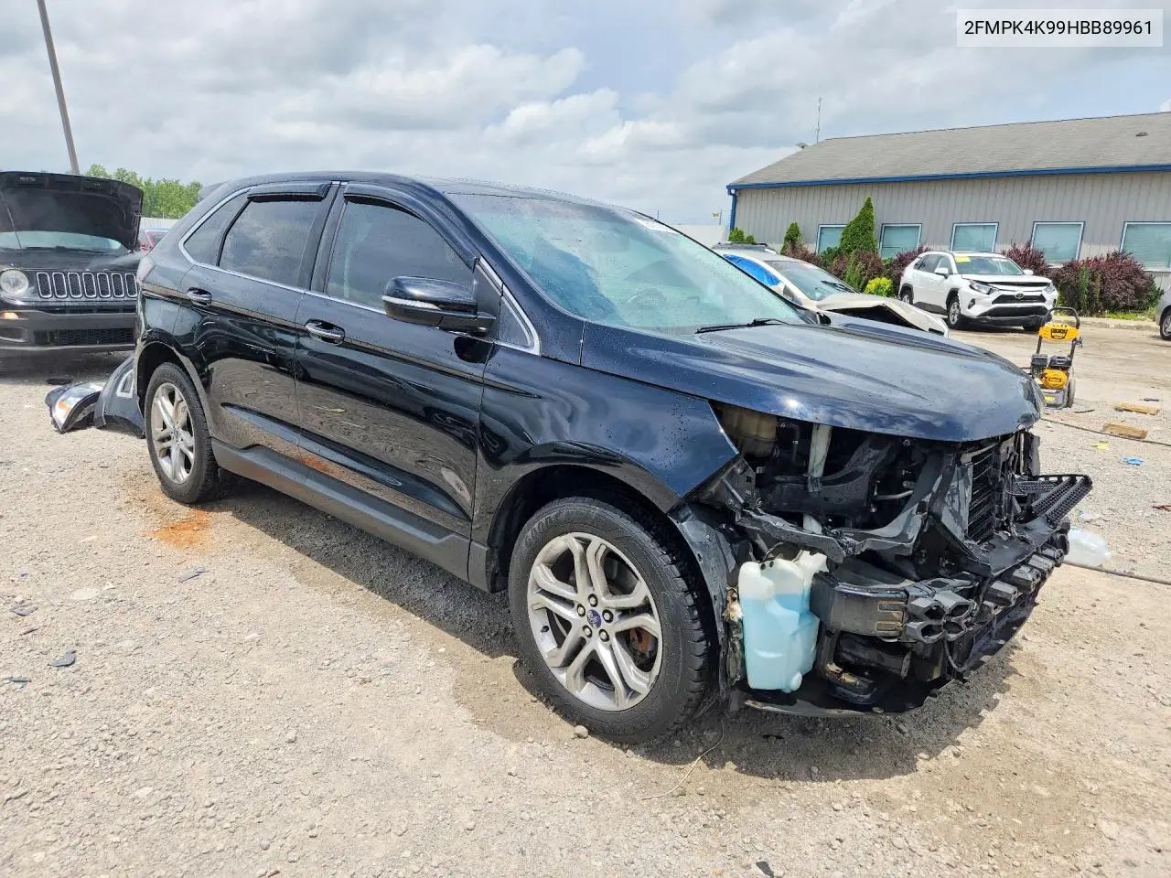 2017 Ford Edge Titanium VIN: 2FMPK4K99HBB89961 Lot: 61917096