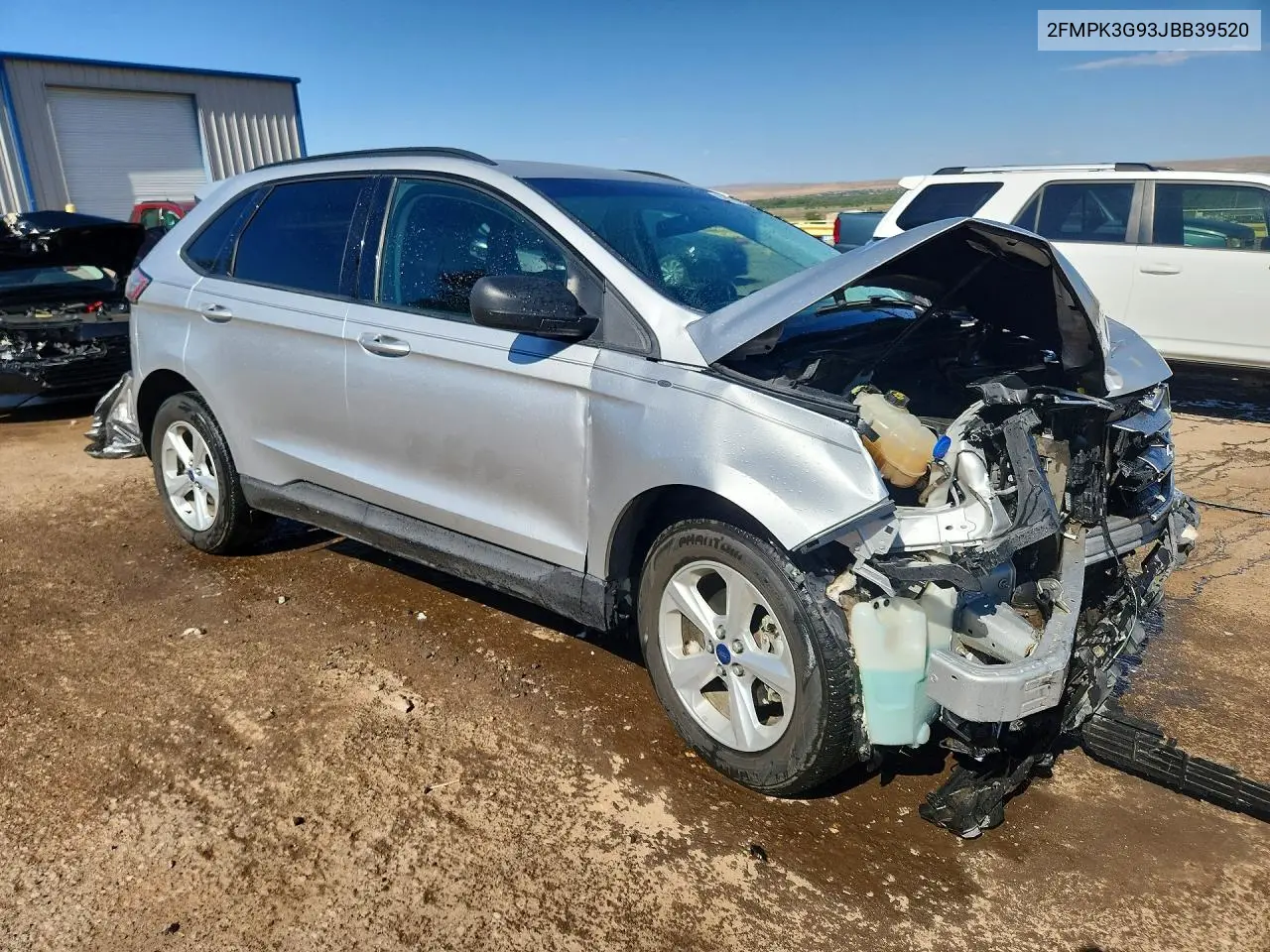 2018 Ford Edge Se VIN: 2FMPK3G93JBB39520 Lot: 58996776