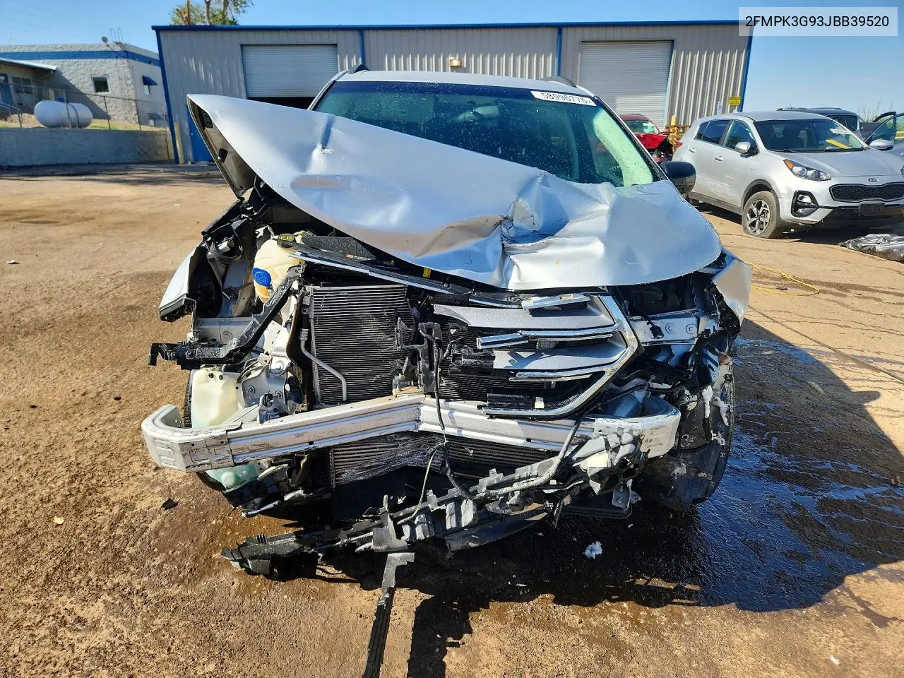 2018 Ford Edge Se VIN: 2FMPK3G93JBB39520 Lot: 58996776
