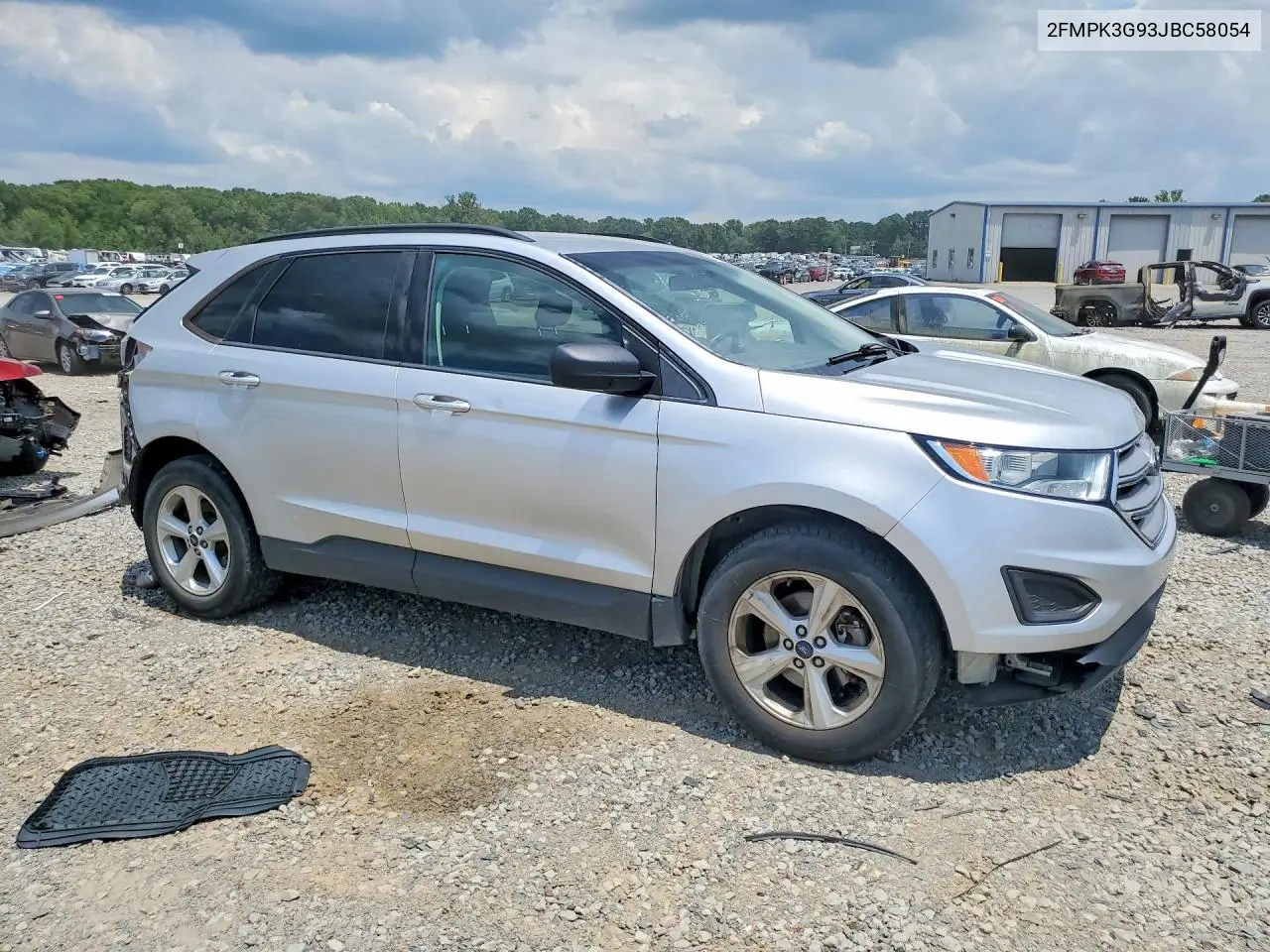 2018 Ford Edge Se VIN: 2FMPK3G93JBC58054 Lot: 59767616