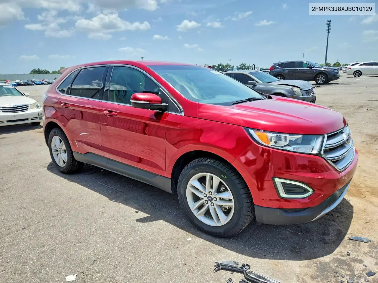 2018 Ford Edge Sel VIN: 2FMPK3J8XJBC10129 Lot: 60662896