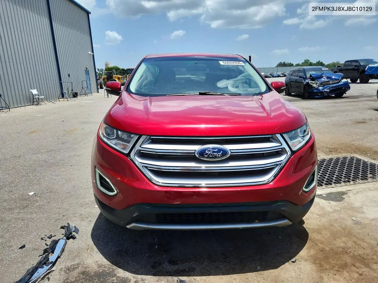 2018 Ford Edge Sel VIN: 2FMPK3J8XJBC10129 Lot: 60662896