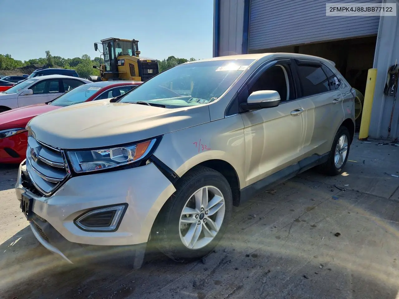 2018 Ford Edge Sel VIN: 2FMPK4J88JBB77122 Lot: 61302026