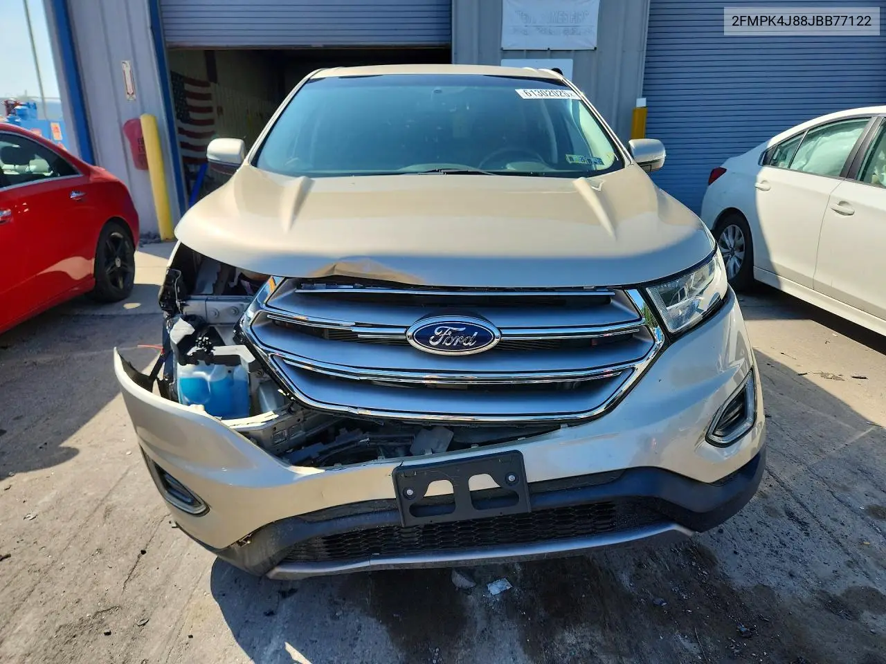 2018 Ford Edge Sel VIN: 2FMPK4J88JBB77122 Lot: 61302026