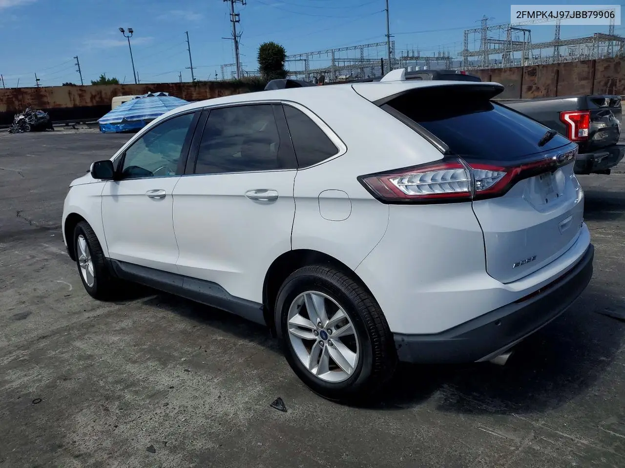 2018 Ford Edge Sel VIN: 2FMPK4J97JBB79906 Lot: 61948596