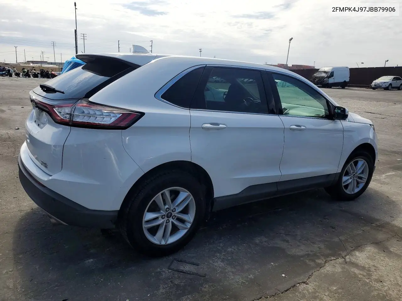 2018 Ford Edge Sel VIN: 2FMPK4J97JBB79906 Lot: 61948596
