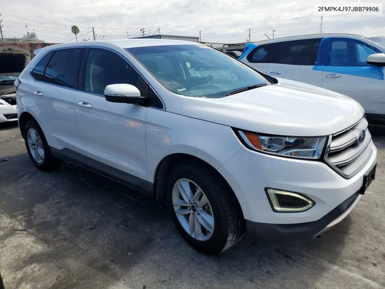 2018 Ford Edge Sel VIN: 2FMPK4J97JBB79906 Lot: 61948596
