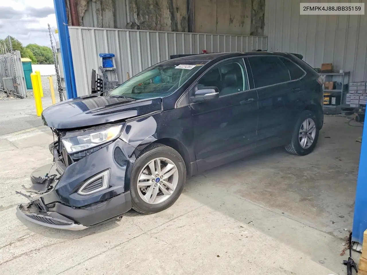 2018 Ford Edge Sel VIN: 2FMPK4J88JBB35159 Lot: 62224266