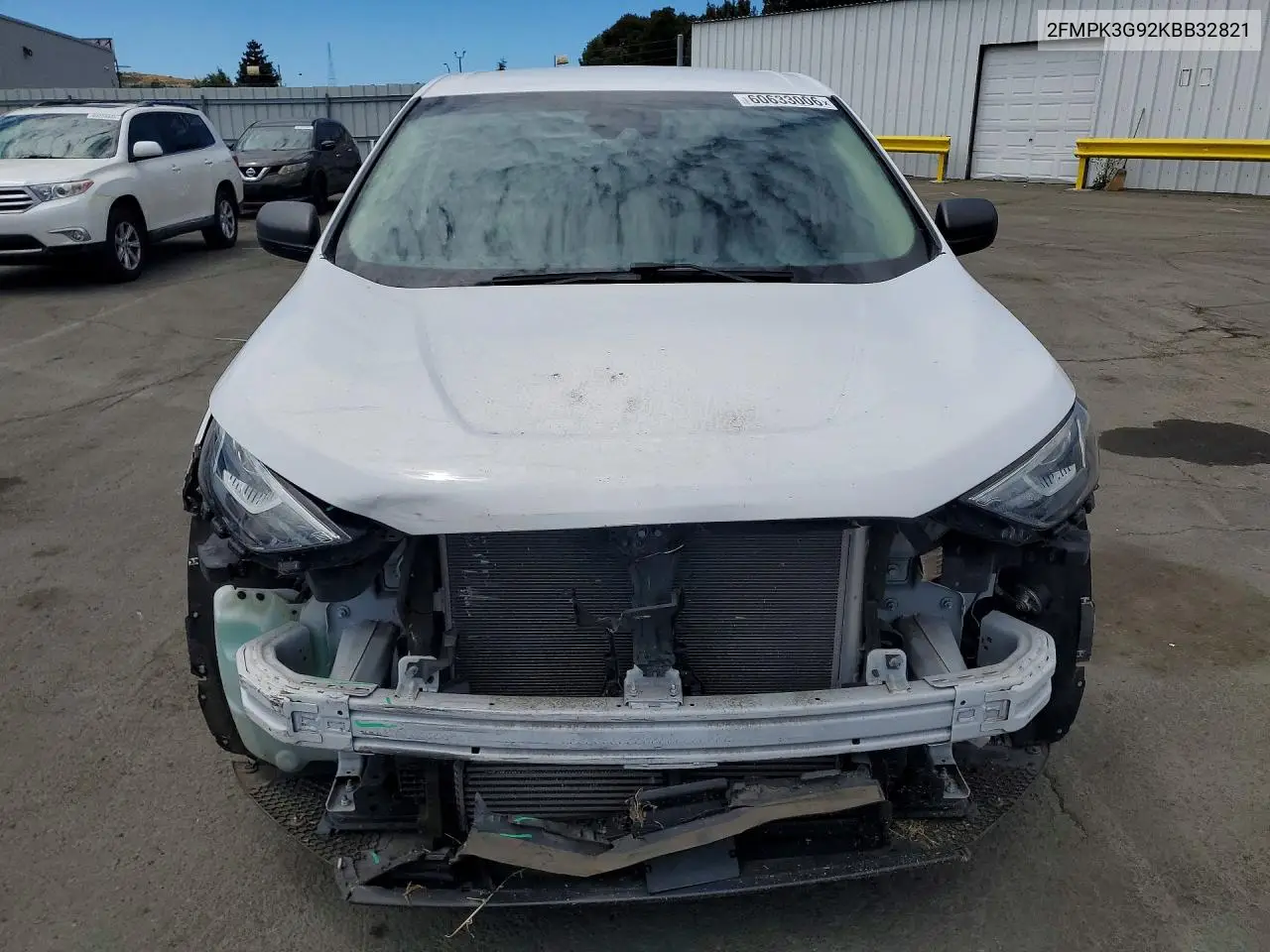 2019 Ford Edge Se VIN: 2FMPK3G92KBB32821 Lot: 60633006