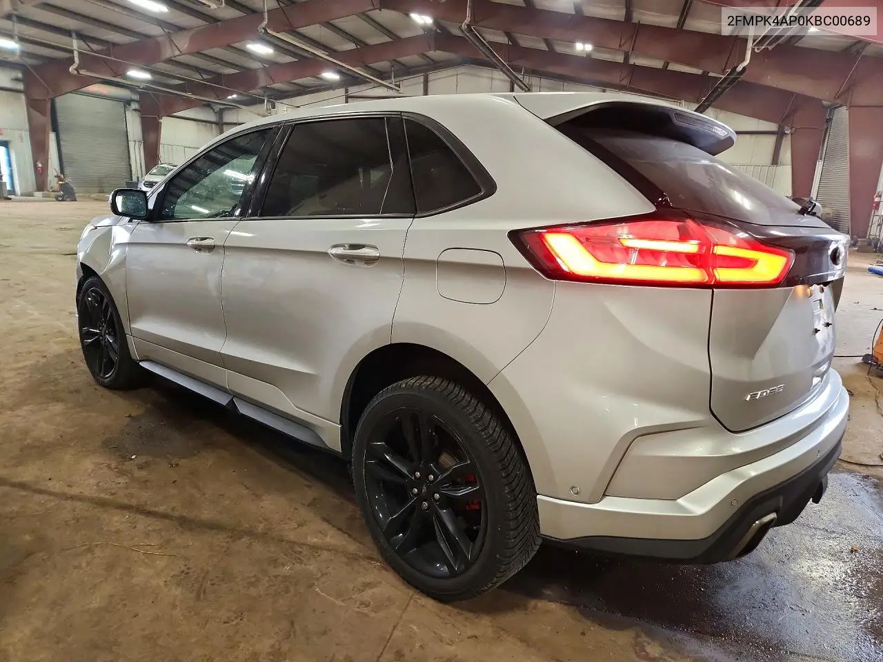 2019 Ford Edge St VIN: 2FMPK4AP0KBC00689 Lot: 61110526