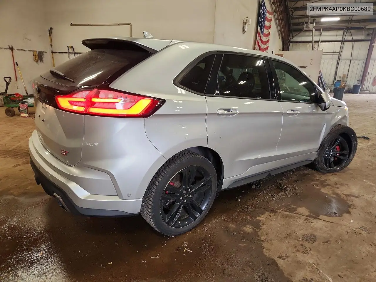 2019 Ford Edge St VIN: 2FMPK4AP0KBC00689 Lot: 61110526