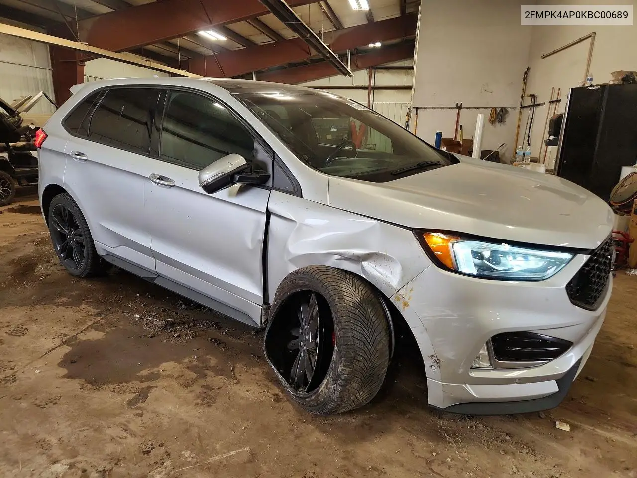 2019 Ford Edge St VIN: 2FMPK4AP0KBC00689 Lot: 61110526