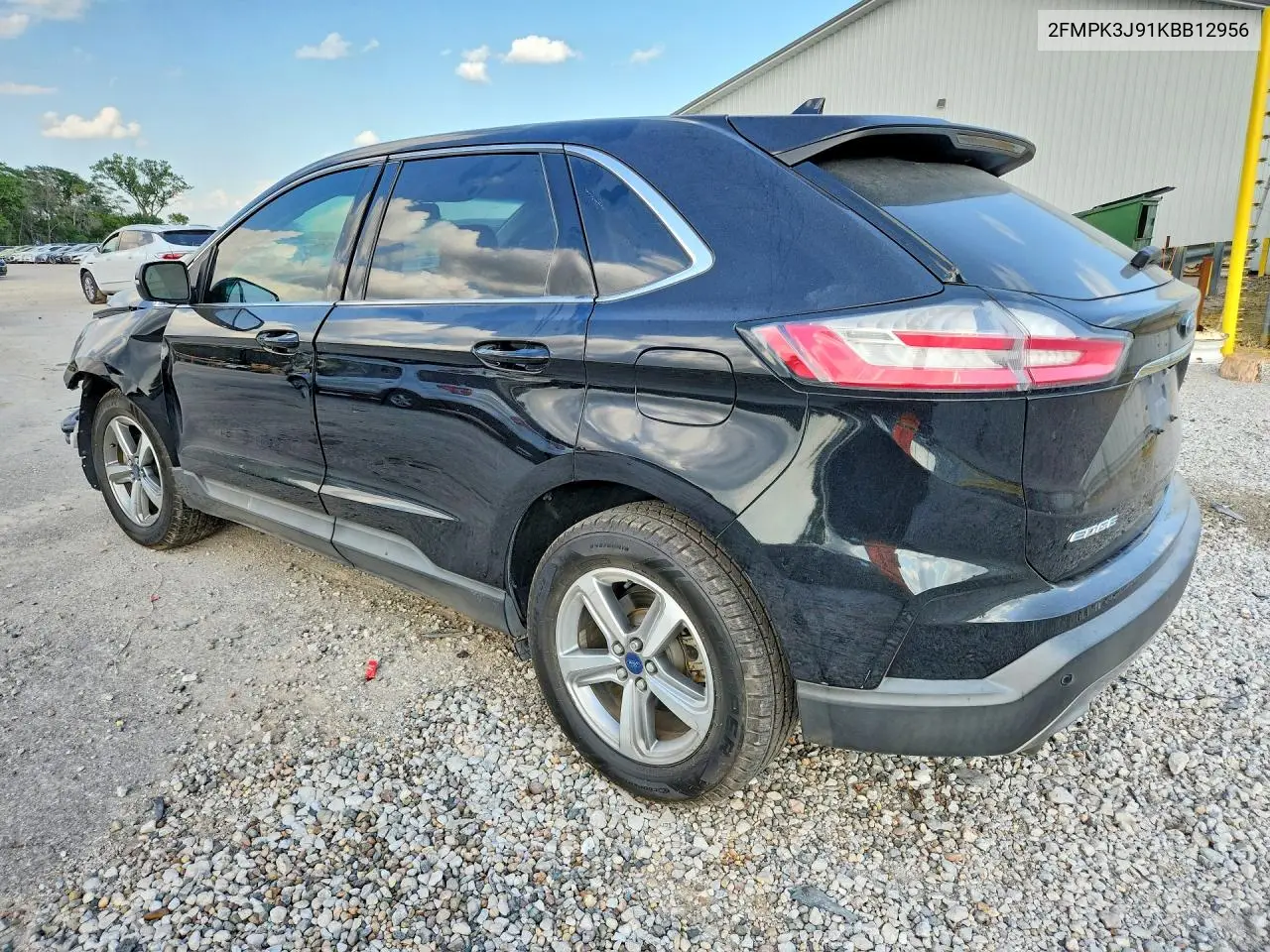 2019 Ford Edge Sel VIN: 2FMPK3J91KBB12956 Lot: 61150176