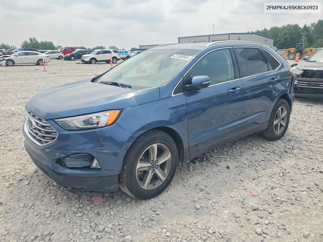 2019 Ford Edge Sel VIN: 2FMPK4J95KBC60923 Lot: 61509066