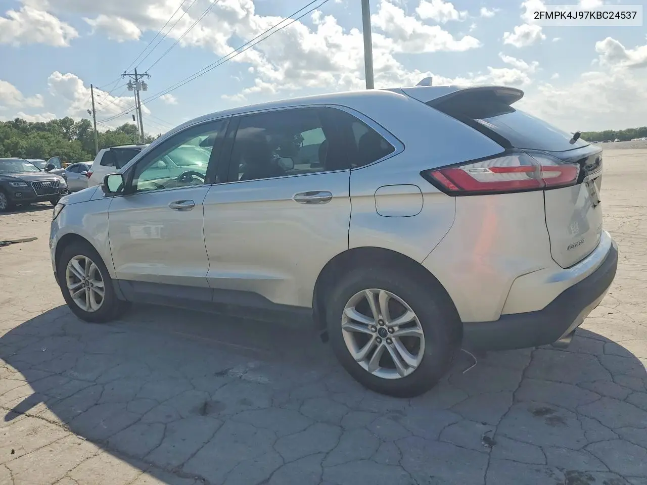 2019 Ford Edge Sel VIN: 2FMPK4J97KBC24537 Lot: 61875716