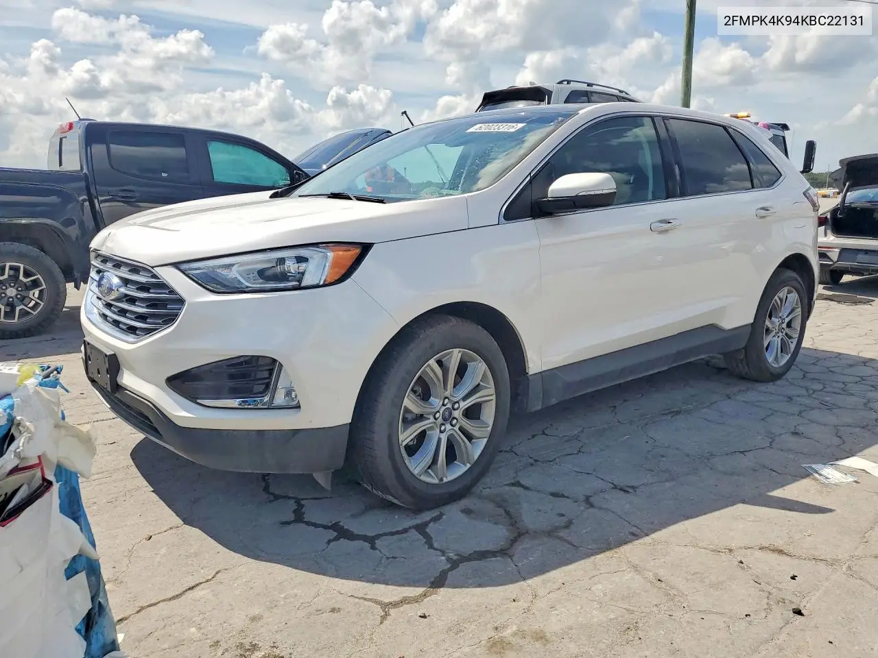2019 Ford Edge Titanium VIN: 2FMPK4K94KBC22131 Lot: 62023316