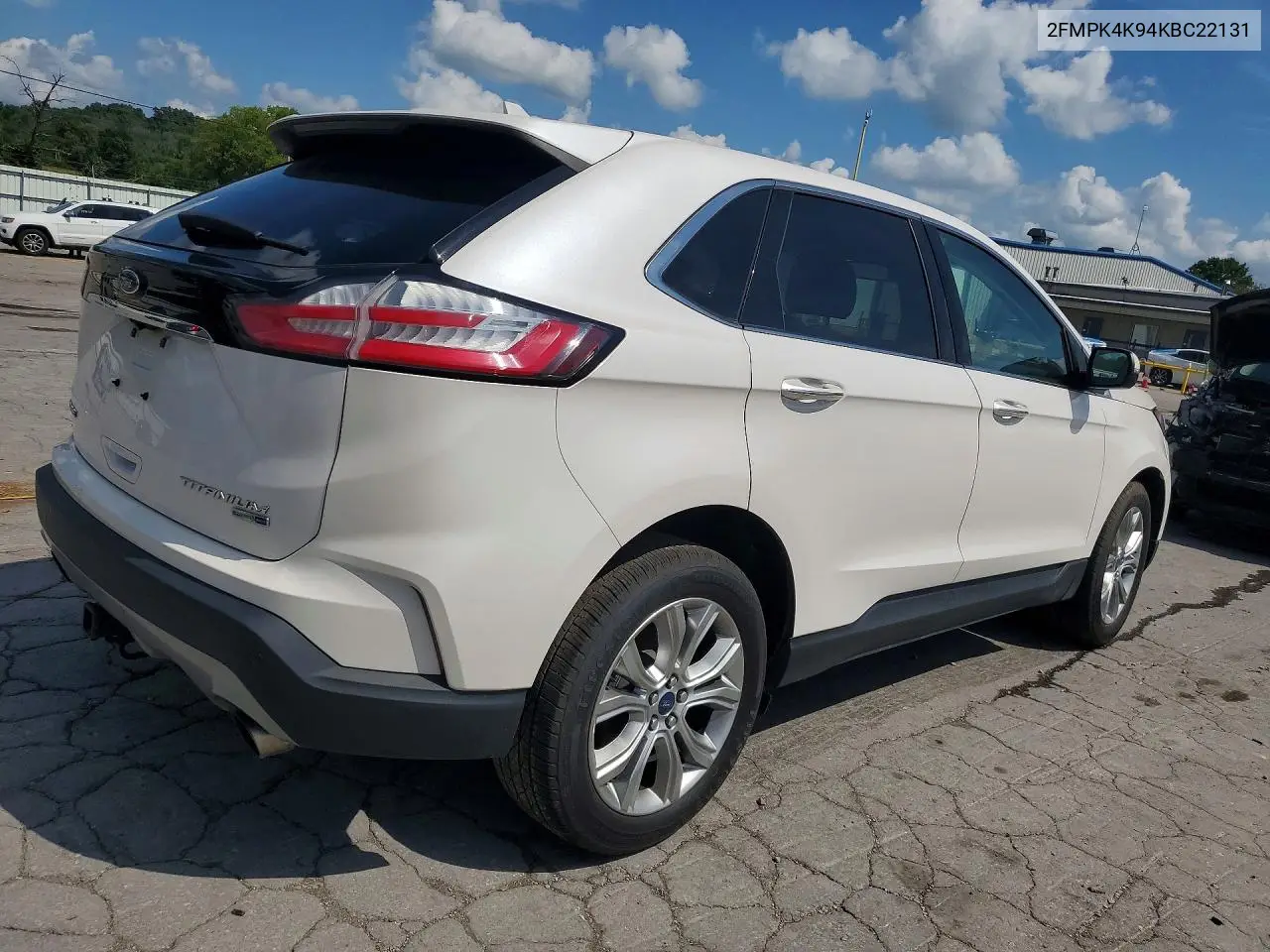 2019 Ford Edge Titanium VIN: 2FMPK4K94KBC22131 Lot: 62023316
