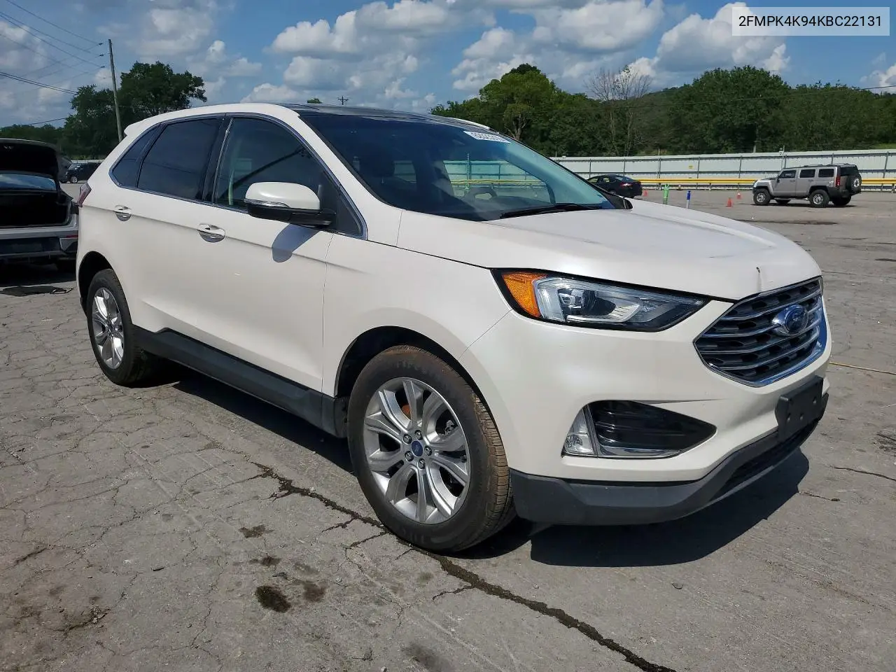 2019 Ford Edge Titanium VIN: 2FMPK4K94KBC22131 Lot: 62023316