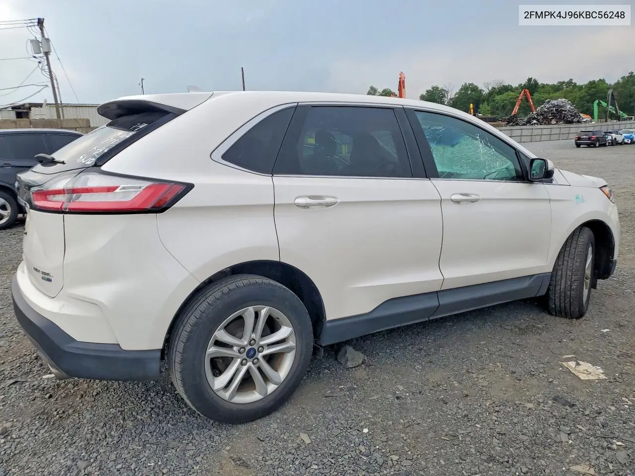 2019 Ford Edge Sel VIN: 2FMPK4J96KBC56248 Lot: 62129176