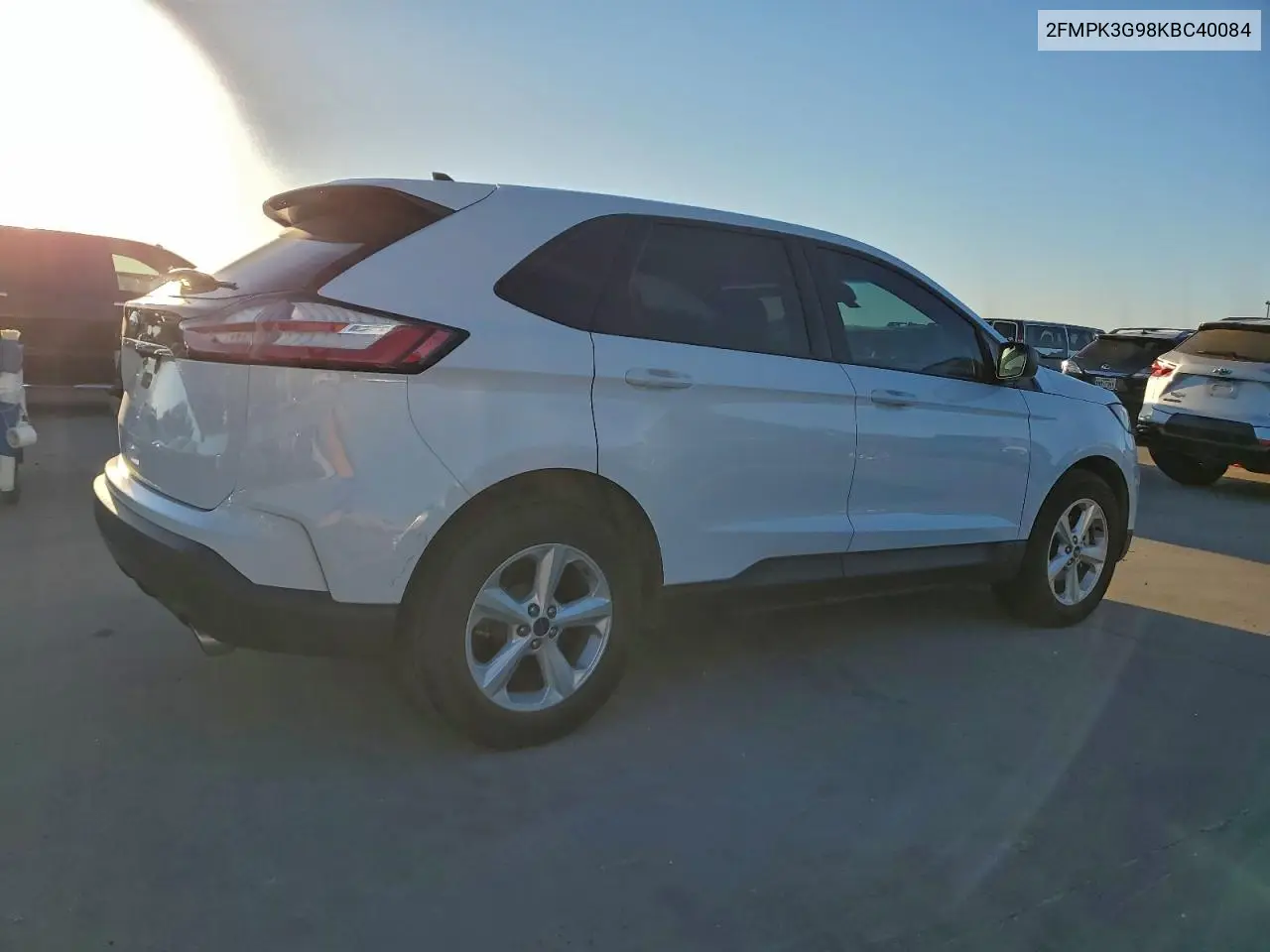 2FMPK3G98KBC40084 2019 Ford Edge Se