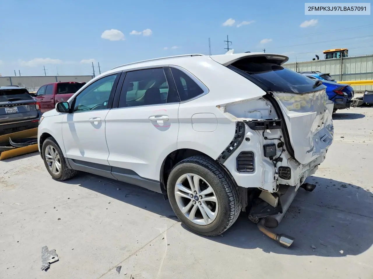 2020 Ford Edge Sel VIN: 2FMPK3J97LBA57091 Lot: 60063266