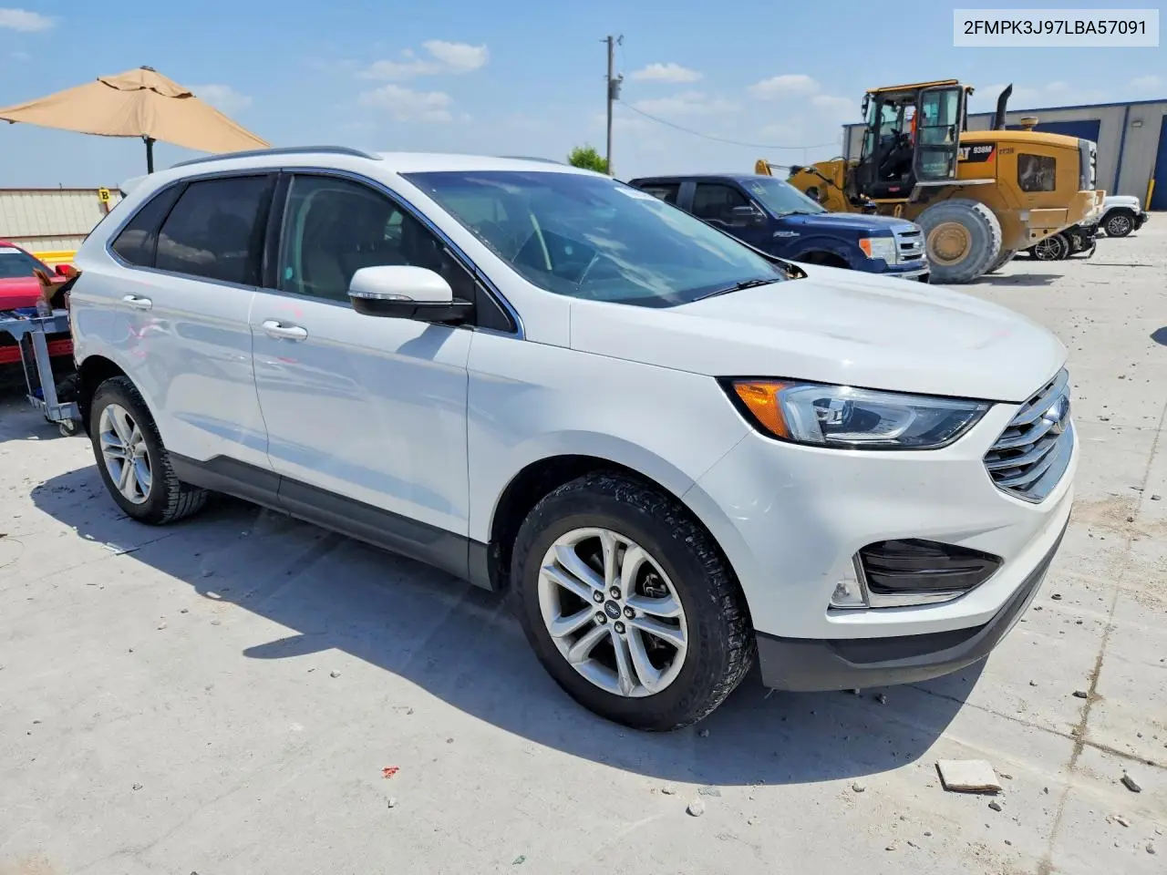 2020 Ford Edge Sel VIN: 2FMPK3J97LBA57091 Lot: 60063266