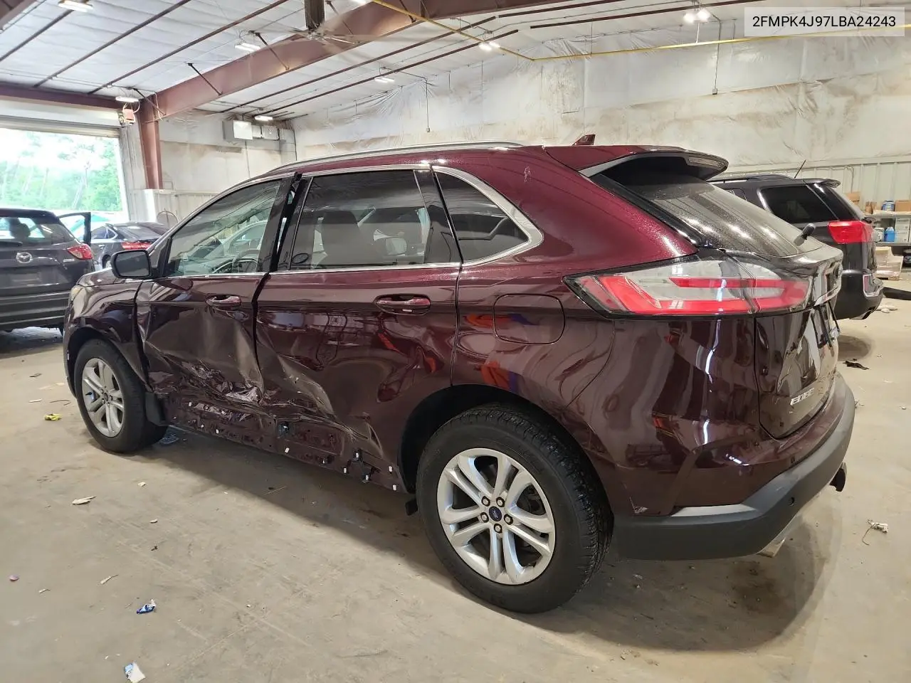 2020 Ford Edge Sel VIN: 2FMPK4J97LBA24243 Lot: 60152876
