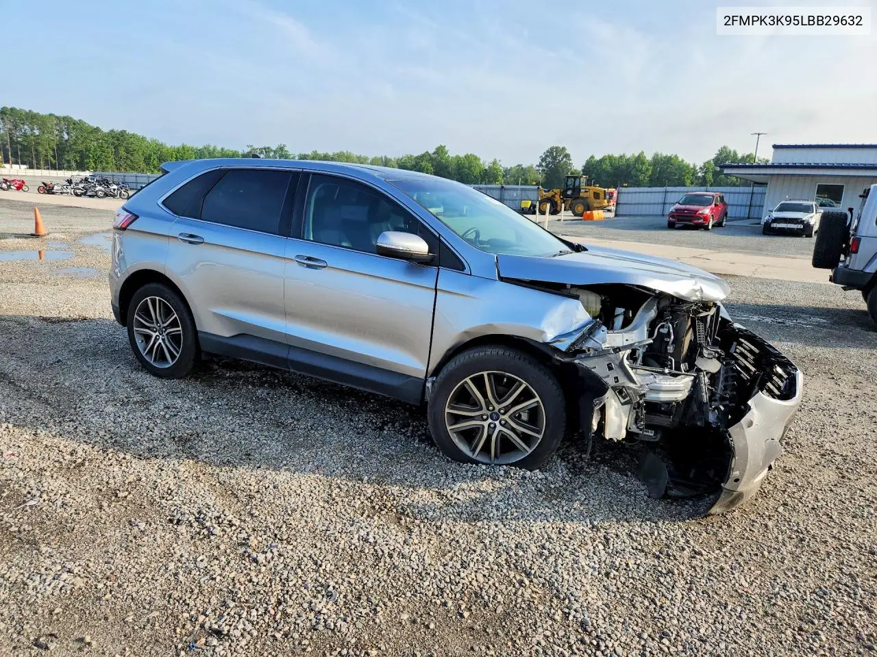 2020 Ford Edge Titanium VIN: 2FMPK3K95LBB29632 Lot: 60897086