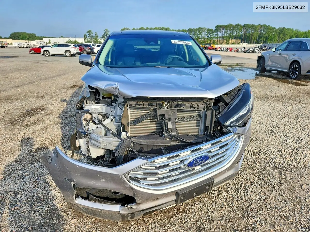 2020 Ford Edge Titanium VIN: 2FMPK3K95LBB29632 Lot: 60897086