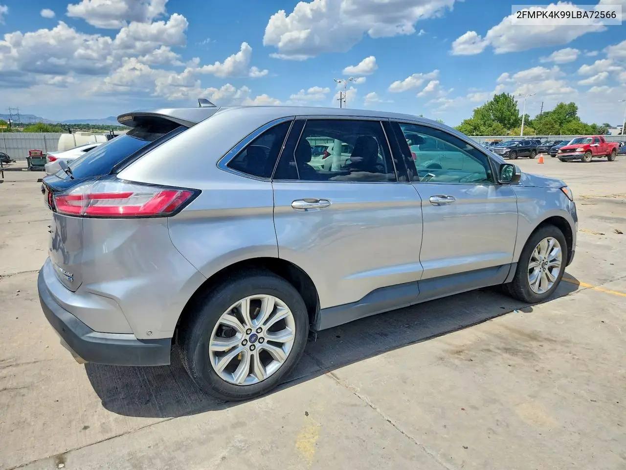 2020 Ford Edge Titanium VIN: 2FMPK4K99LBA72566 Lot: 61153666