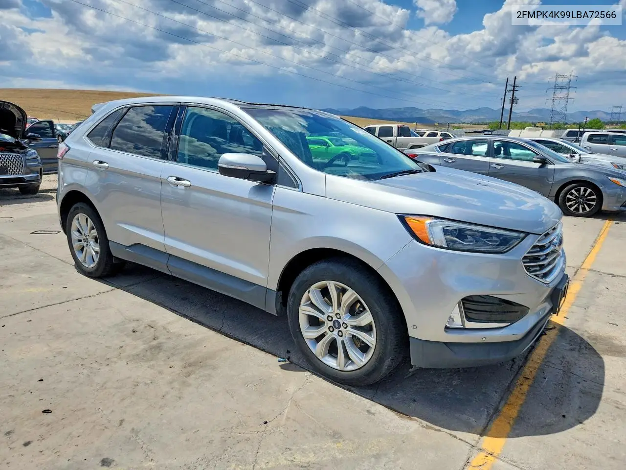 2020 Ford Edge Titanium VIN: 2FMPK4K99LBA72566 Lot: 61153666