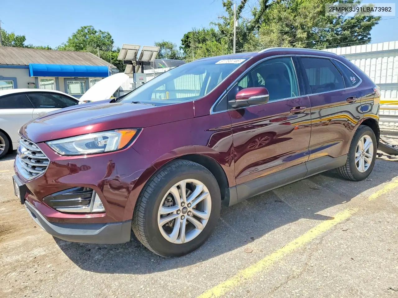2020 Ford Edge Sel VIN: 2FMPK3J91LBA73982 Lot: 61703746