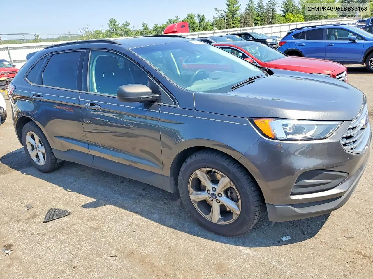 2020 Ford Edge Se VIN: 2FMPK4G96LBB33168 Lot: 61713496