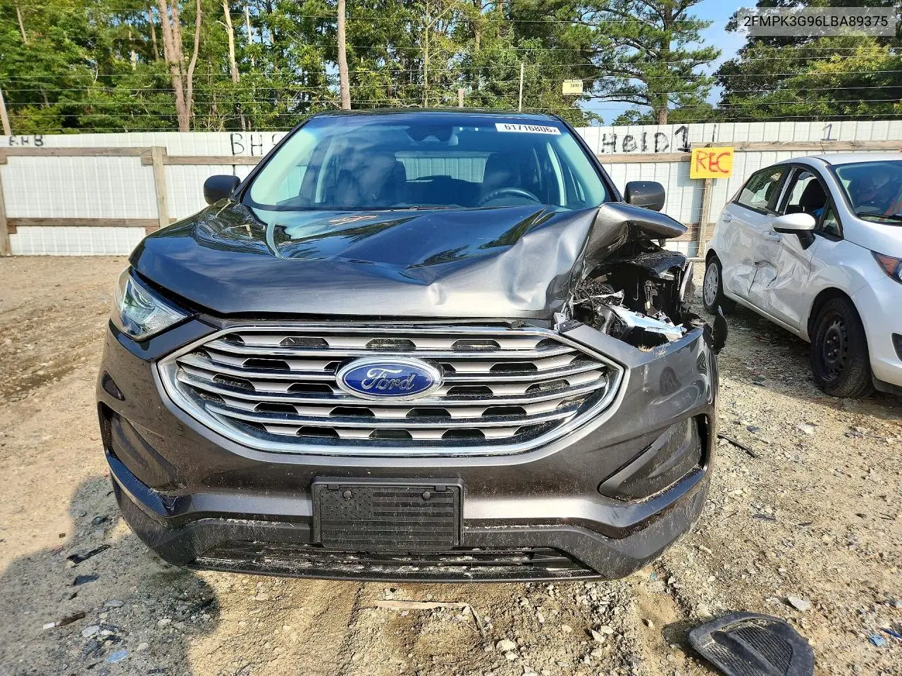 2020 Ford Edge Se VIN: 2FMPK3G96LBA89375 Lot: 61716806