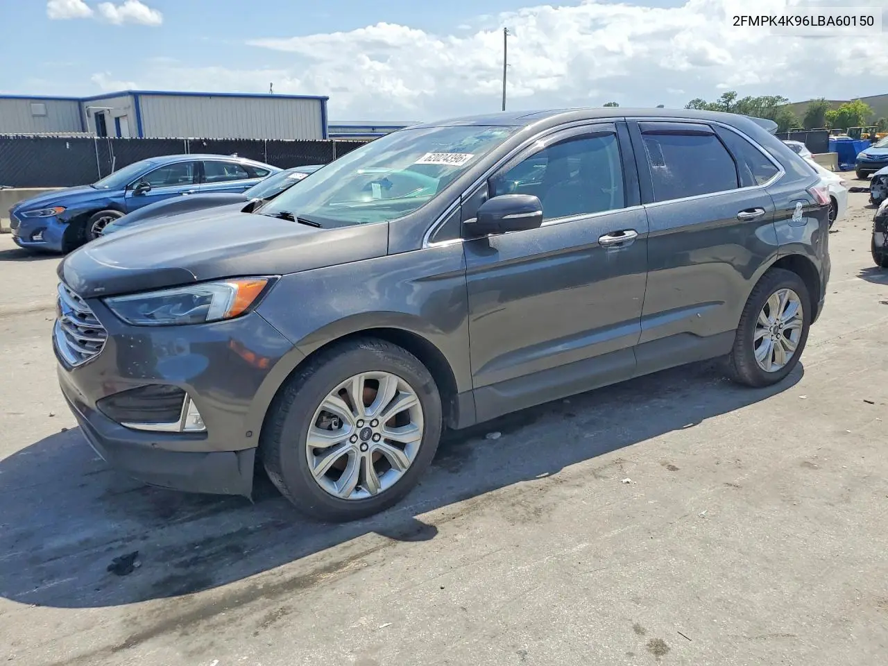 2020 Ford Edge Titanium VIN: 2FMPK4K96LBA60150 Lot: 62024396
