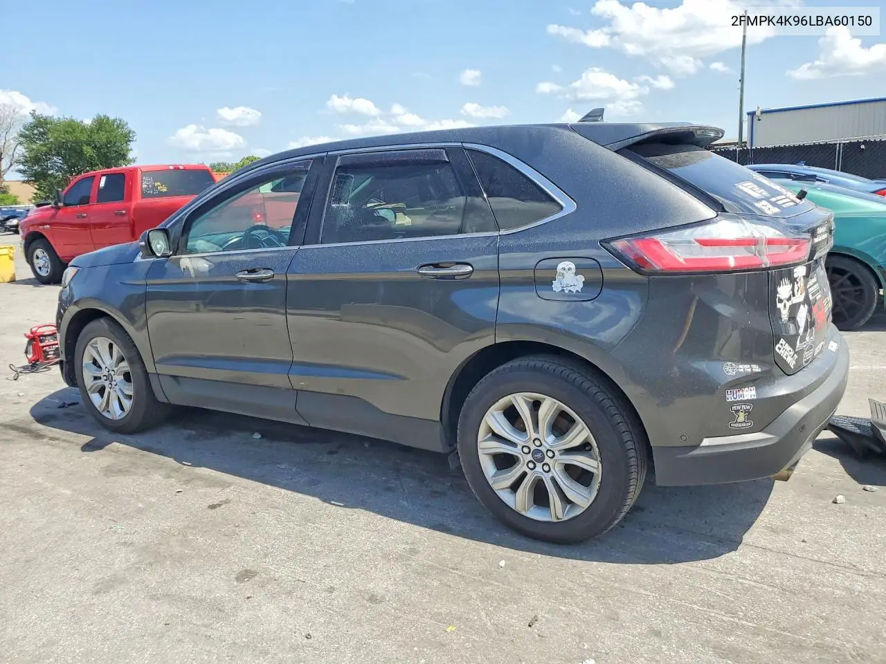 2020 Ford Edge Titanium VIN: 2FMPK4K96LBA60150 Lot: 62024396