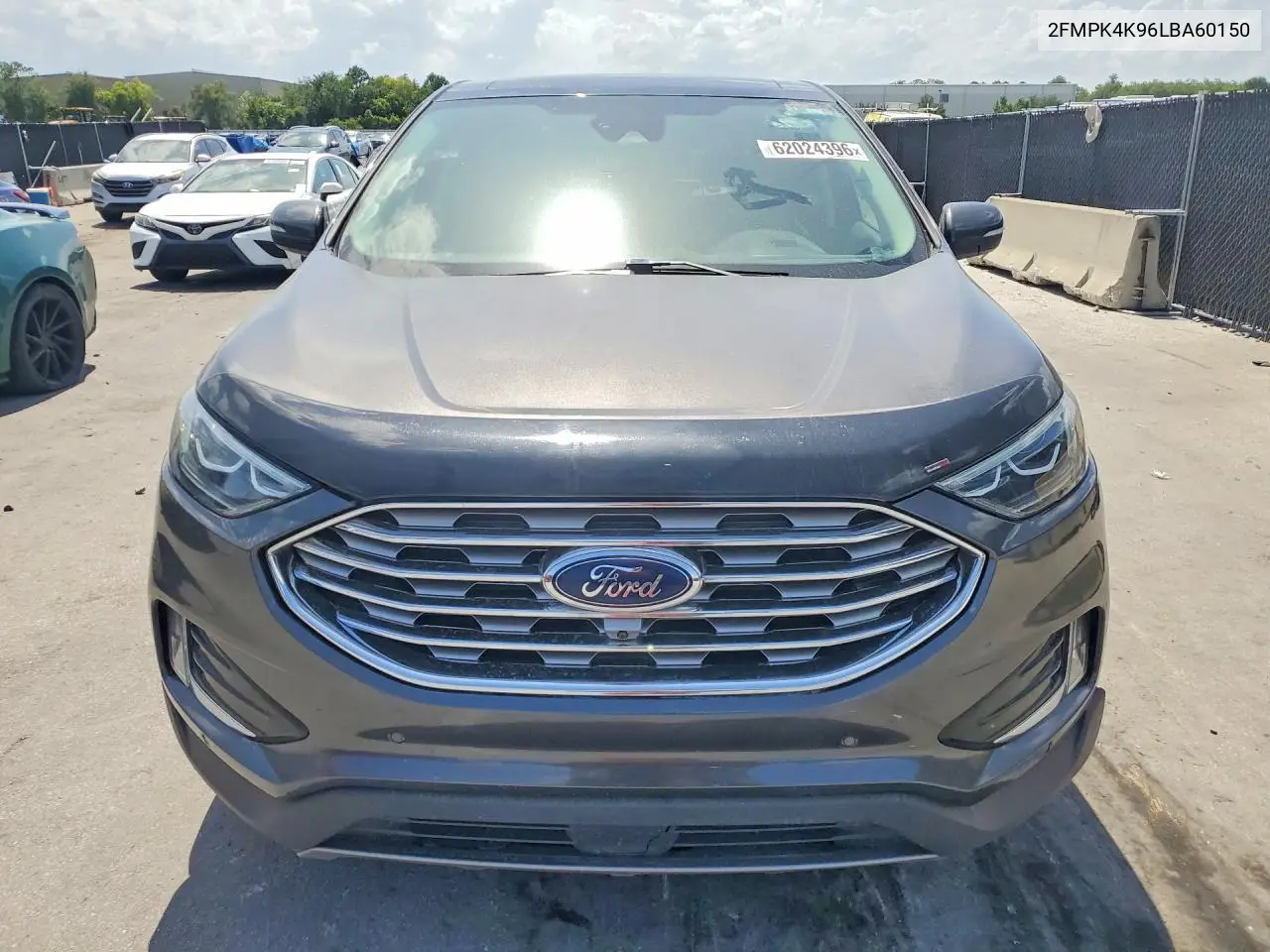 2020 Ford Edge Titanium VIN: 2FMPK4K96LBA60150 Lot: 62024396
