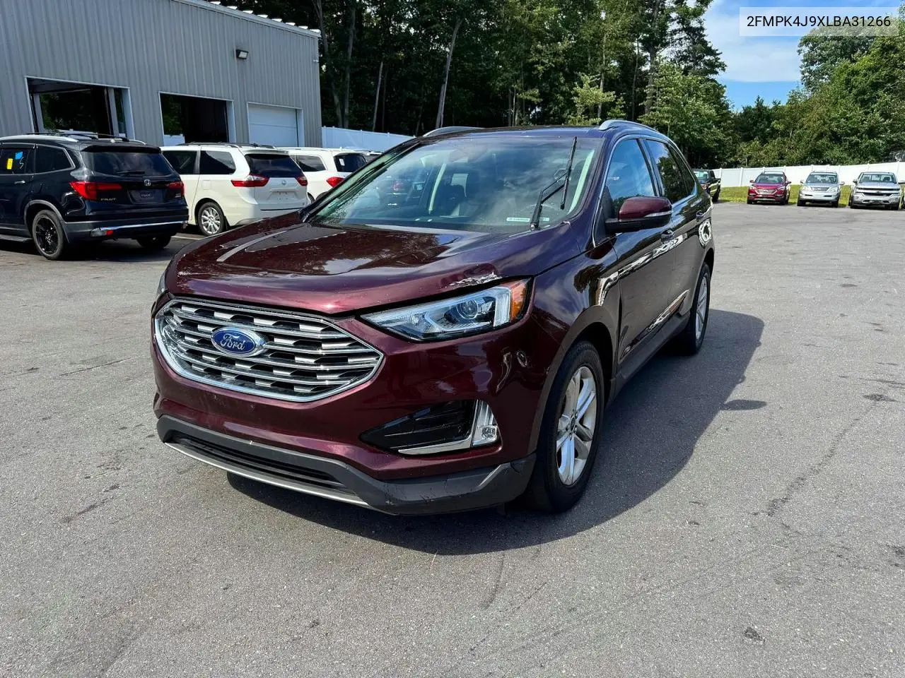 2020 Ford Edge Sel VIN: 2FMPK4J9XLBA31266 Lot: 62195666