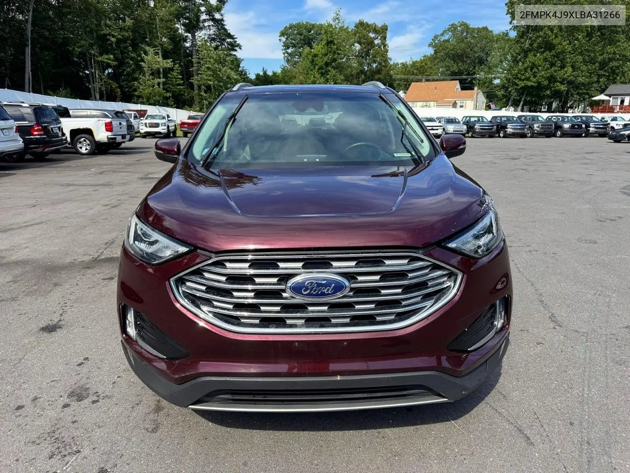 2020 Ford Edge Sel VIN: 2FMPK4J9XLBA31266 Lot: 62195666