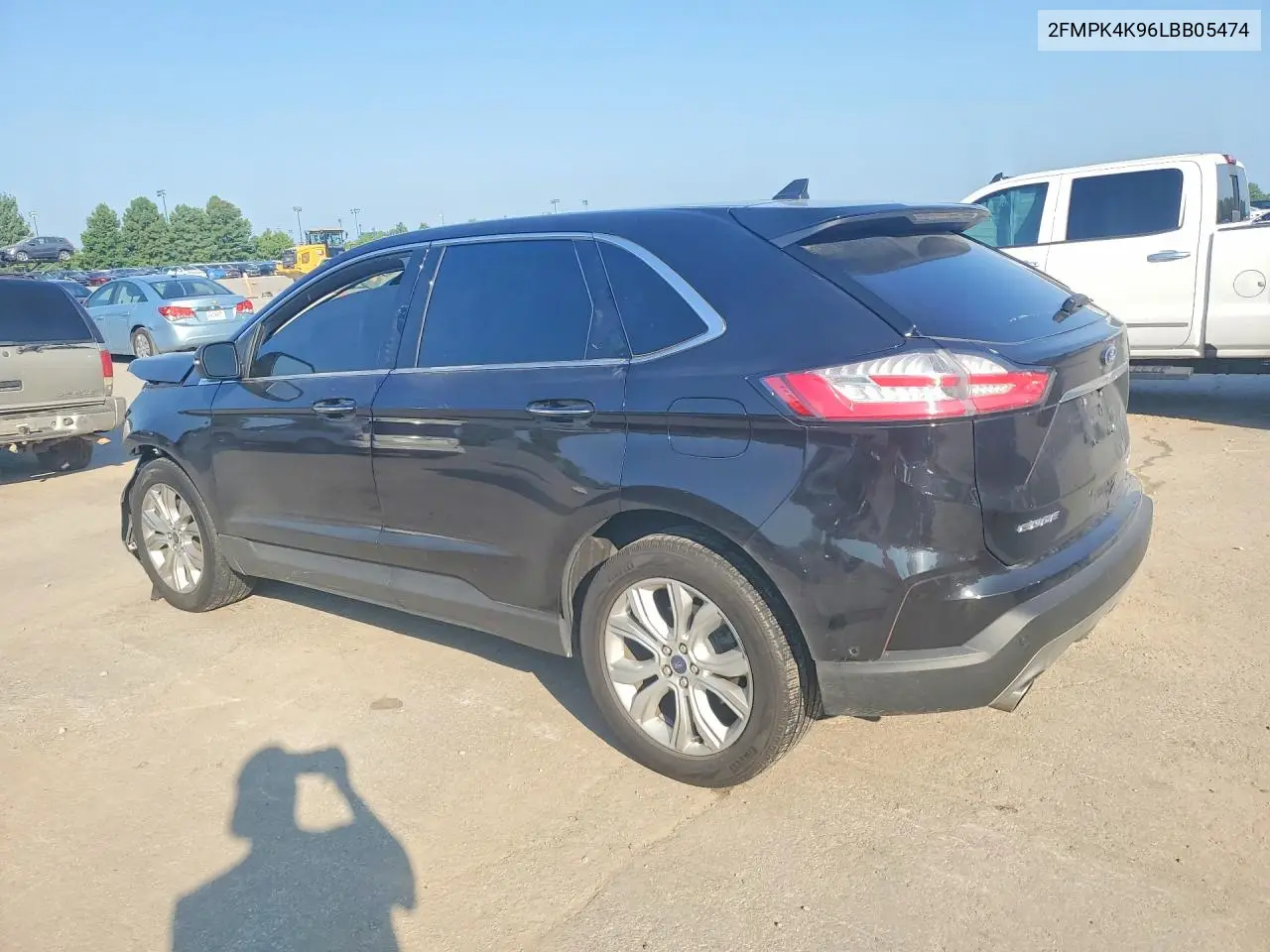 2020 Ford Edge Titanium VIN: 2FMPK4K96LBB05474 Lot: 62204306