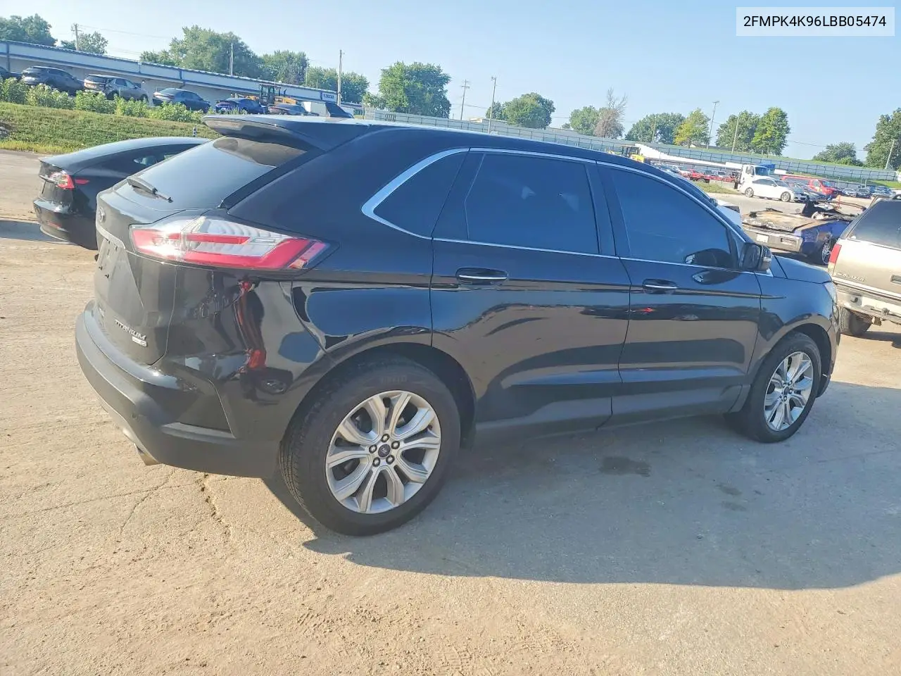 2020 Ford Edge Titanium VIN: 2FMPK4K96LBB05474 Lot: 62204306