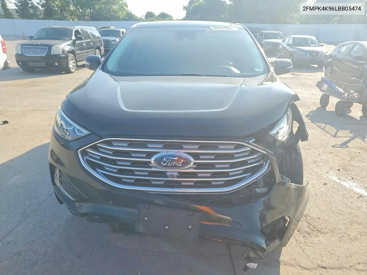 2020 Ford Edge Titanium VIN: 2FMPK4K96LBB05474 Lot: 62204306