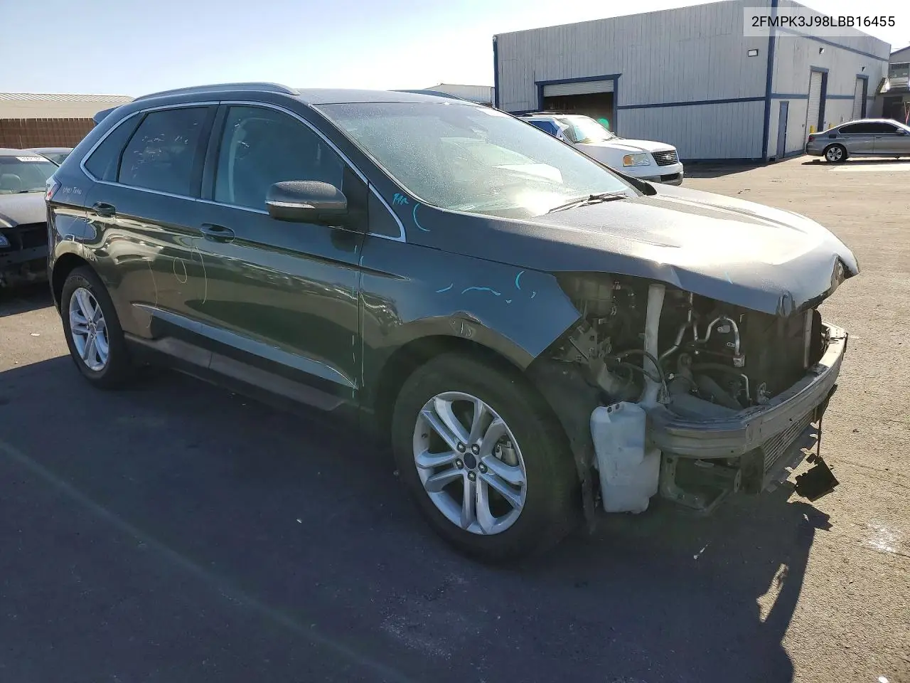 2020 Ford Edge Sel VIN: 2FMPK3J98LBB16455 Lot: 85618895