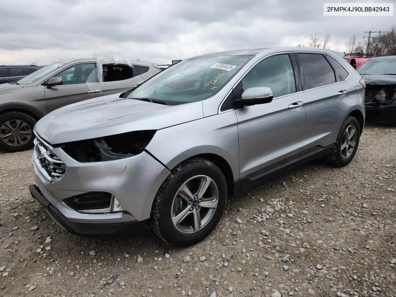 2FMPK4J90LBB42943 2020 Ford Edge Sel