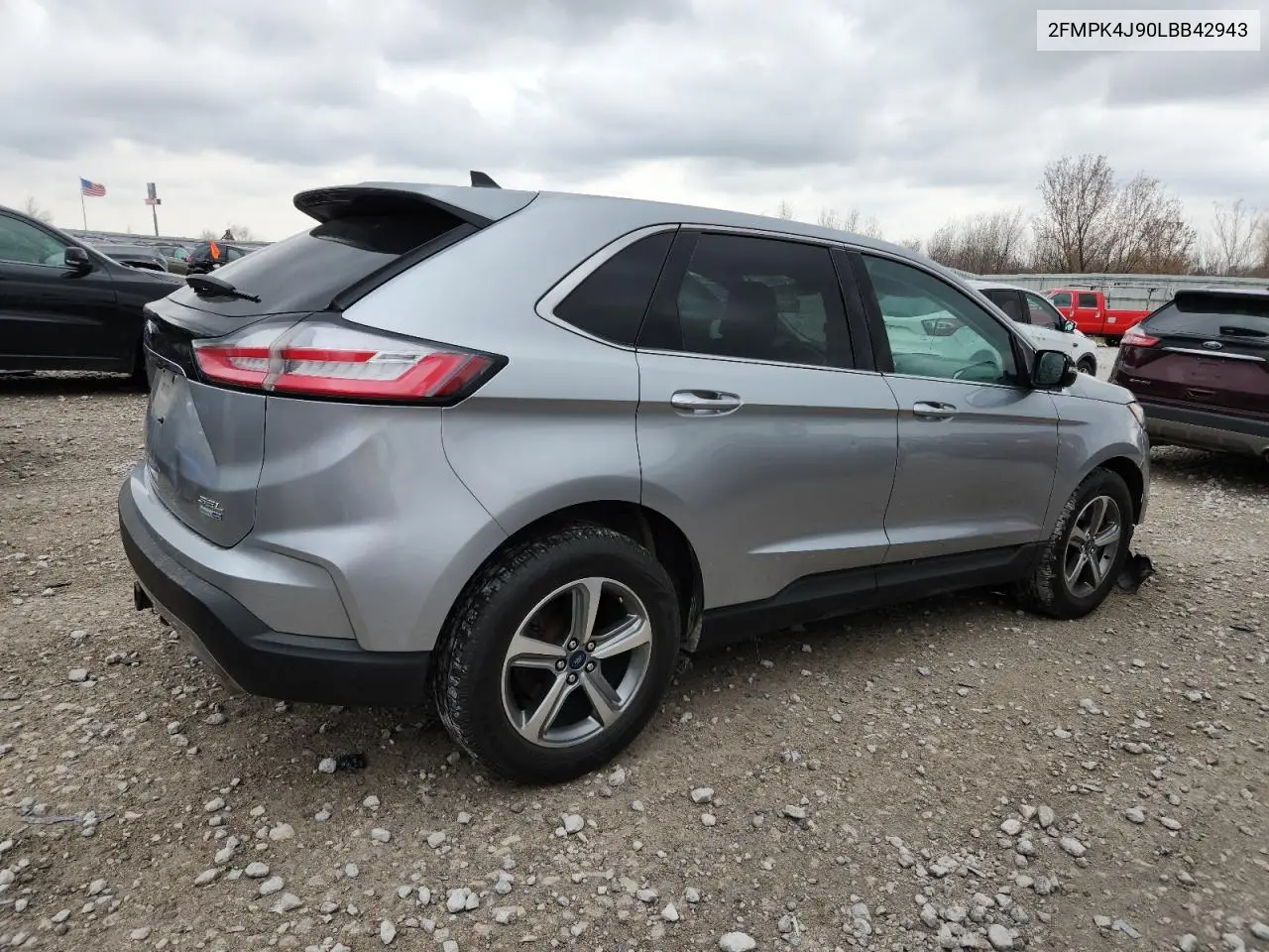 2FMPK4J90LBB42943 2020 Ford Edge Sel
