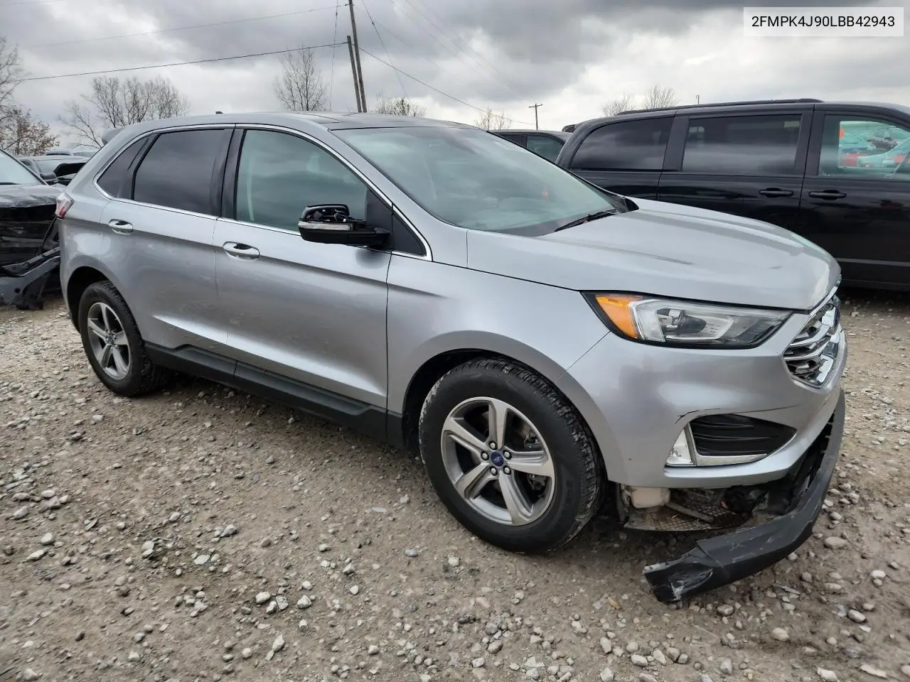 2FMPK4J90LBB42943 2020 Ford Edge Sel
