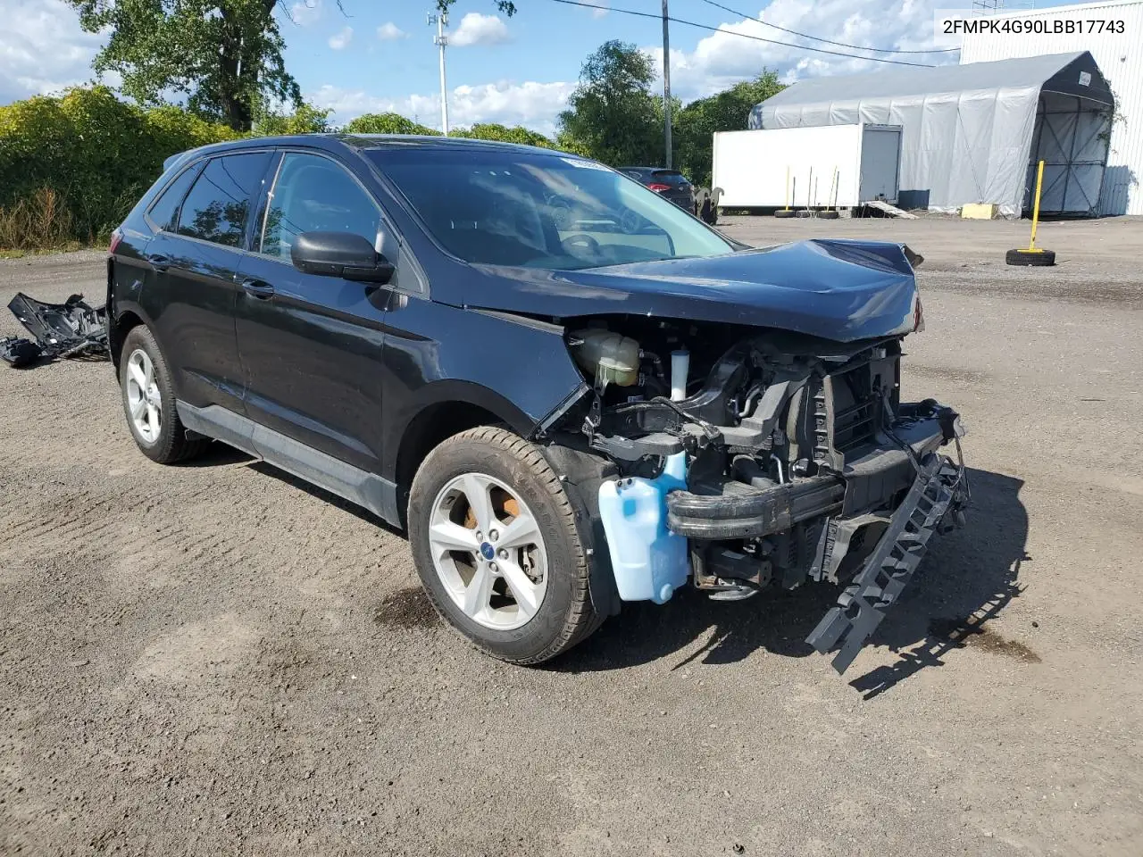 2FMPK4G90LBB17743 2020 Ford Edge Se