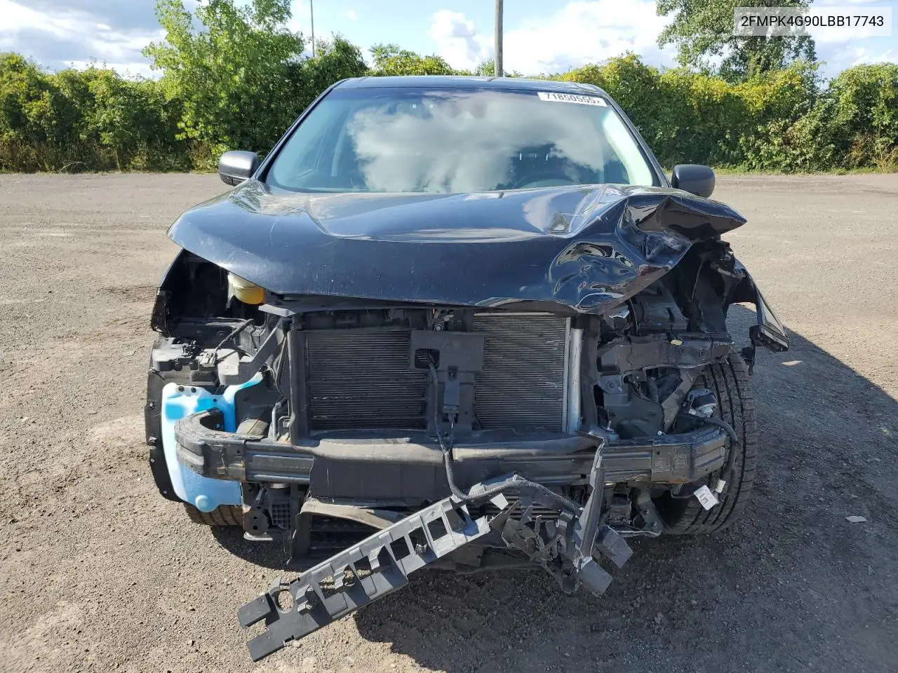 2FMPK4G90LBB17743 2020 Ford Edge Se