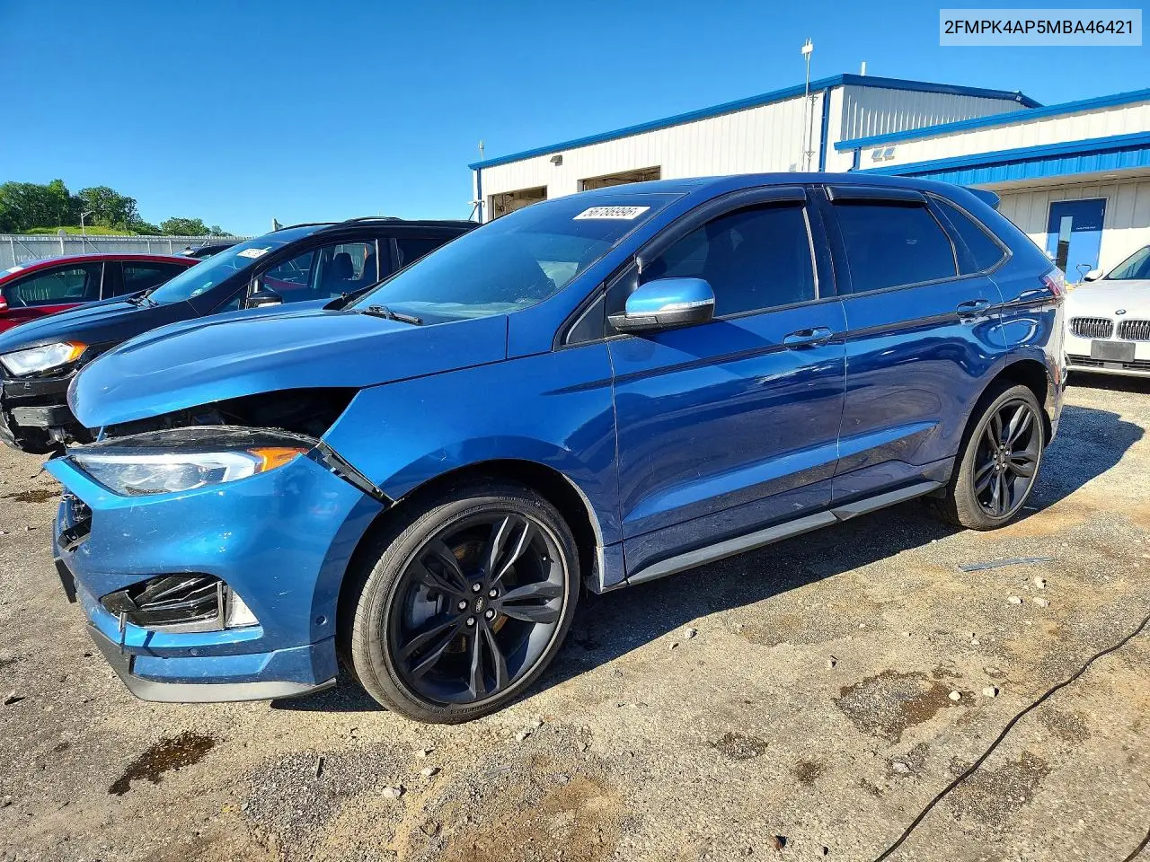 2021 Ford Edge St VIN: 2FMPK4AP5MBA46421 Lot: 56786996