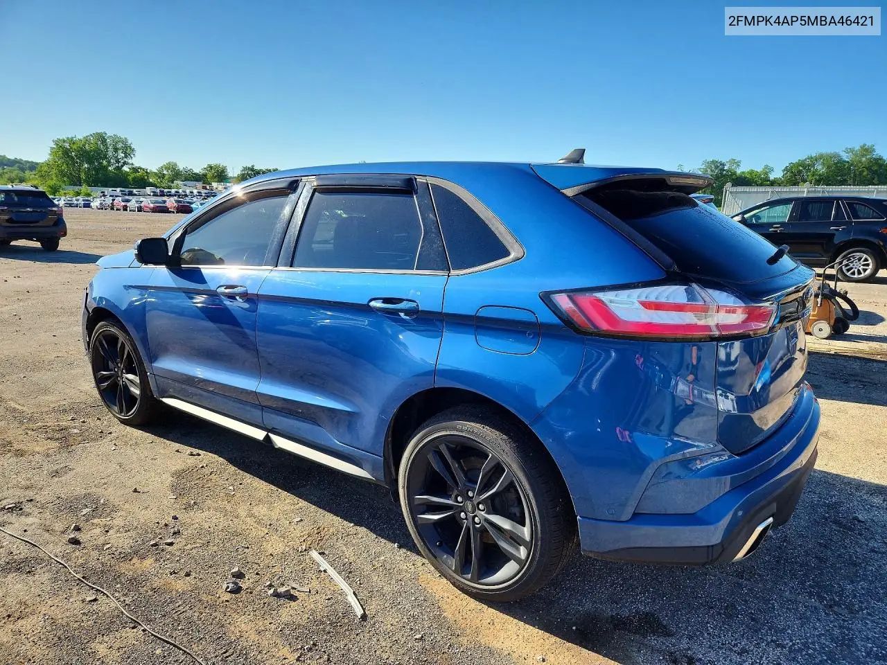 2021 Ford Edge St VIN: 2FMPK4AP5MBA46421 Lot: 56786996
